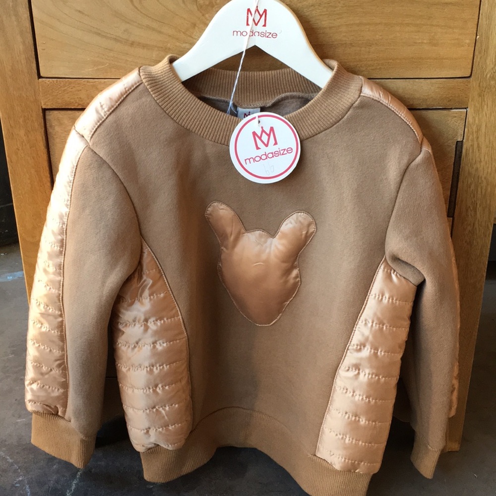 Boy fashion cozy winter sweatshirt